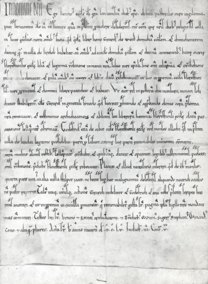 Charter uit 1155