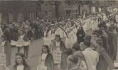 Processie ter ere van het jubileum van de St. Josephparochie