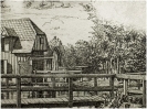 De watermolen, tekening August Sassen.