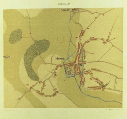 Kaart van Helmond